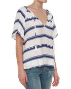 Ella Moss Anabel Stripe Tassel Top - Lyst