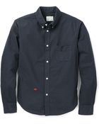 Band of Outsiders Monogrammed Oxford Shirt - Lyst