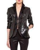 Akris Sequined Cardigan-Style Jacket - Lyst