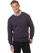 Perry Ellis Macy'S Exclusive Diamond-Knit Crew-Neck Sweater - Lyst
