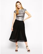 Traffic People Lace Embrace Pleat Dress - Lyst