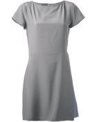 Emporio Armani Flared Dress - Lyst