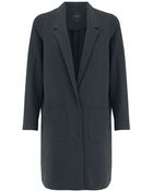 Selected /femme Plain Navy Greek Blazer - Lyst