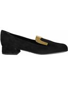 Gucci Scarpa Flat Nera Donna - Lyst