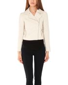 J Brand Aiah Leather Jacket - Lyst