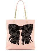 Betsey Johnson Flock-A-Bows Tote - Lyst