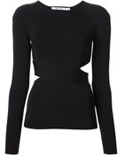 T By Alexander Wang Cutout Top - Lyst