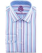 English Laundry Striped Poplin Dress Shirt - Lyst