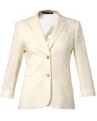The Row Schoolboy Wool-Crepe Blazer - Lyst