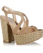 Paloma Barceló Suede Sandals - Lyst