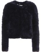 Alice + Olivia Marlene Rabbit Fur Jacket - Lyst