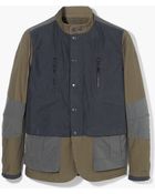 Mango Man Nylon Panel Tricolor Jacket - Lyst