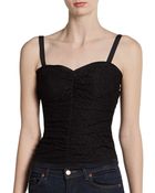 Dolce & Gabbana Jacquard Bustier Top - Lyst