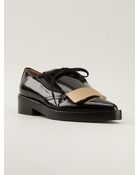 Marni Contrasted Tongue Loafers - Lyst