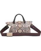 Chloé Baylee Medium Python Bag - Lyst