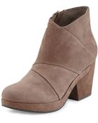 Eileen Fisher Coax Leather Bootie - Lyst