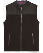 Zara Hooded Vest - Lyst