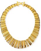 Jose & Maria Barrera 24k Gold-plated Collar Necklace - Lyst