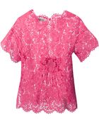 Valentino Floral Lace Blouse - Lyst