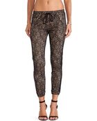 David Lerner Lace Track Pant - Lyst