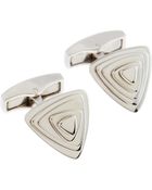 Tateossian Rhodiumplate Pyramid Cuff Links - Lyst