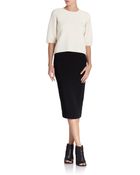 Raoul Stretch Jersey Pencil Skirt - Lyst