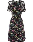 Oasis Flower Garden Patched Dress - Lyst