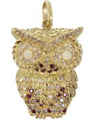 Carolina Bucci Multi-Color Diamond Owl Pendant - Lyst