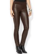 Lauren by Ralph Lauren Petite Fauxleather Pullon Pants - Lyst