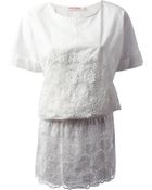 See By Chloé Embroidered Organza Dress - Lyst