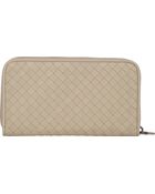 Bottega Veneta Intrecciato Zip-Around Wallet - Lyst