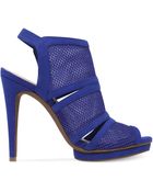 Jessica Simpson Fedelee Mesh Platform Shooties - Lyst
