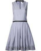 Boy by Band of Outsiders V-Neck Striped Dress - Lyst