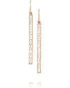 Anita Ko 18karat Rose Gold Diamond Earrings - Lyst