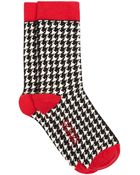 Hobbs Houndstooth Sock - Lyst