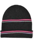T By Alexander Wang Striped Ribbed-Knit Beanie - Lyst