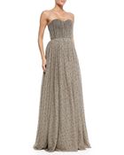 Alice + Olivia Surin Sequined Cinched-Waist Ball Gown - Lyst