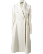 Alexander McQueen Double Breasted Coat - Lyst