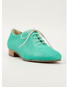 Labour Of Love Perforated Leather Tap Shoes - Lyst
