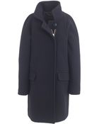 J.Crew Petite Stadium-Cloth Standing-Collar Coat - Lyst