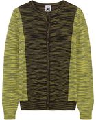 M Missoni Jacquard-Knit Wool-Blend Cardigan - Lyst