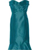 Zac Posen Silk-Twill Dress - Lyst