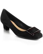 Isaac Mizrahi New York Perry Suede Squaretoe Pumps - Lyst