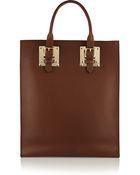 Sophie Hulme Leather Tote - Lyst