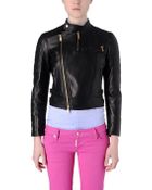 DSquared² Leather Outerwear - Lyst