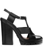 Michael Kors Pax Runway Vachetta Leather Sandal - Lyst