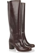 A.P.C. Leather Knee-high Boots - Lyst