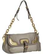 Prada Dove Deerskin Cervo Chain Shoulder Bag - Lyst