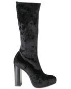 Strategia 120mm Stretch Velvet Boots - Lyst