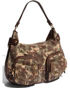 B. Makowsky Dina - Large Zip Patch Pocket Leather Hobo - Lyst